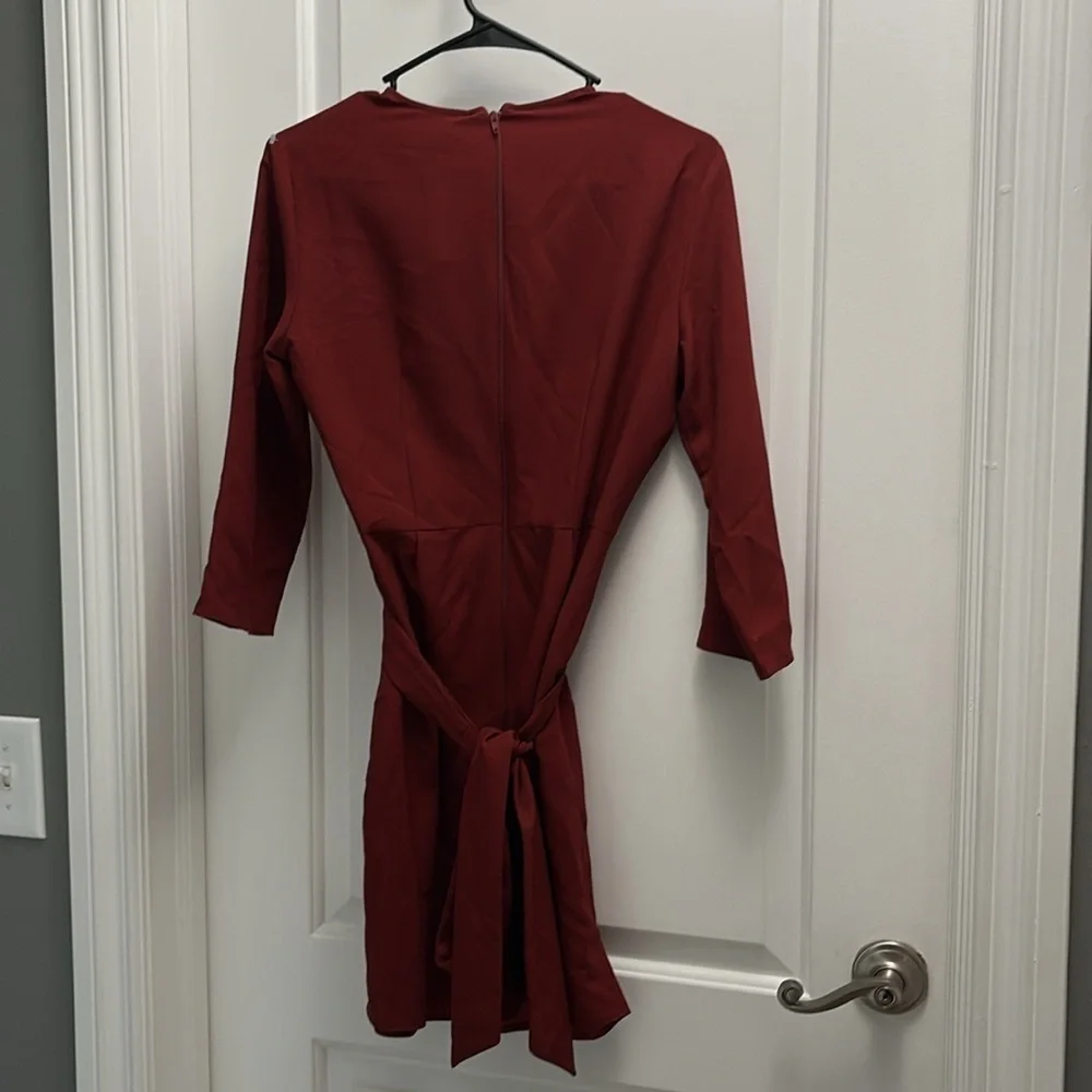 NWT ASOS Elegant Burgundy Red Dress Size 6
